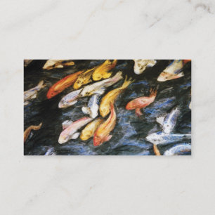 Tarjetas de visita Koi Fish