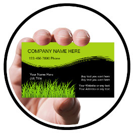 Tarjetas de visita Lawn Mowing
