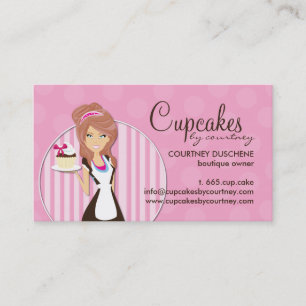 Tarjetas de visita lindas de la magdalena