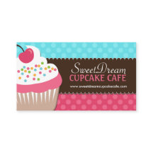 Tarjetas de visita lindas y caprichosas de la