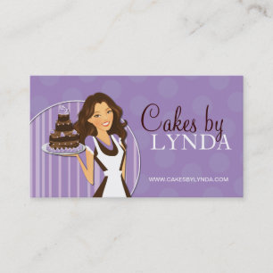 Tarjetas de visita lindas y dulces de la panadería