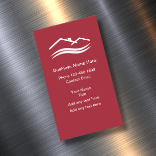 Tarjetas de visita magnética para servicios domést