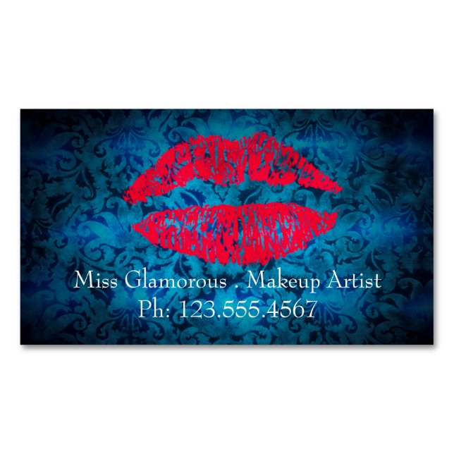 Tarjetas de visita magnéticas para los artistas de (Anverso)