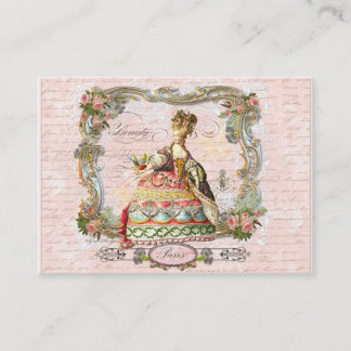 Tarjetas de visita Marie Antoinette