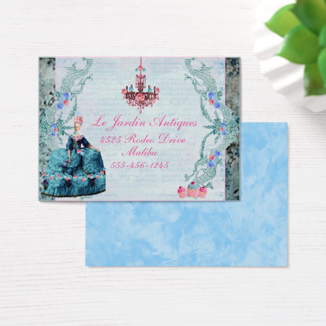 Tarjetas de visita Marie Antoinette (Escritorio)