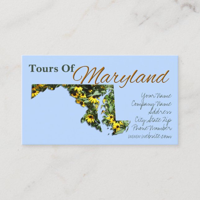 Tarjetas de visita - MARYLAND (Anverso)