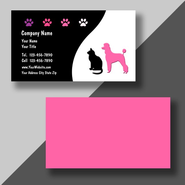 Tarjetas de visita mascota (Subido por el creador)