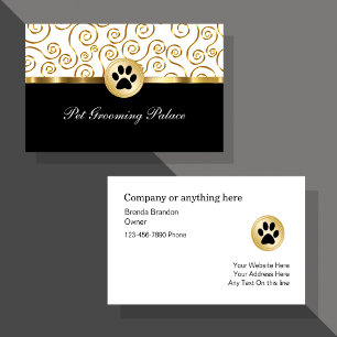 Tarjetas de visita Mascota Groomer