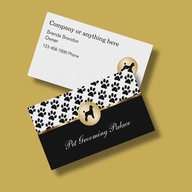 Tarjetas de visita Mascota Groomer (Subido por el creador)