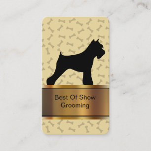 Tarjetas de visita mascota Grooming