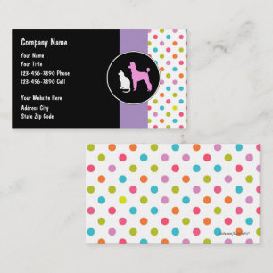 Tarjetas de visita mascota Sitter