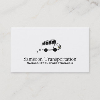 Tarjetas de visita mayores del transporte