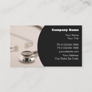 Tarjetas de visita médica