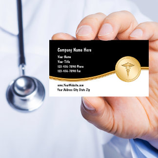 Tarjetas de visita médica