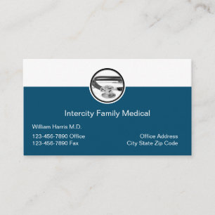 Tarjetas de visita médica para Médicas de familia