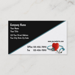 Tarjetas de visita médicas