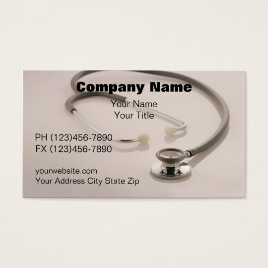 Tarjetas de visita médicas