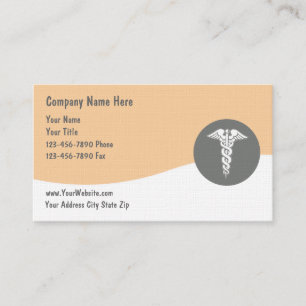Tarjetas de visita médicas