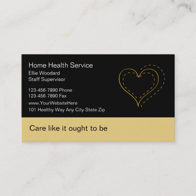 Tarjetas de visita médicas (Anverso)