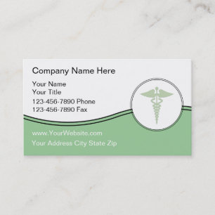 Tarjetas de visita médicas