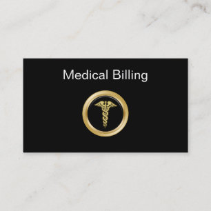 Tarjetas de visita médicas de la facturación