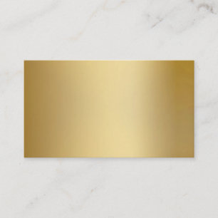Tarjetas de visita metálicas de la mirada del oro