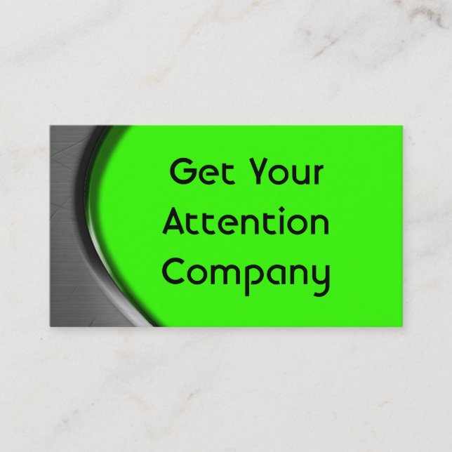 Tarjetas de visita metalizado de la curva (Anverso)