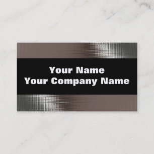 Tarjetas de visita metalizado del oro