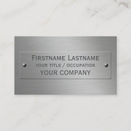 Tarjetas de visita metalizado Look personalizado