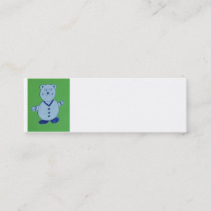 Tarjetas de visita Mike Skinny, 7,6 cm x 2,5 cm,