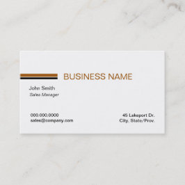 Tarjetas de visita minimalista para blancos