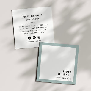 Tarjetas de visita Minimalista y moderna   Sage