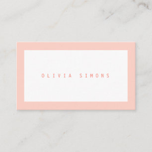 Tarjetas de visita minimalistas