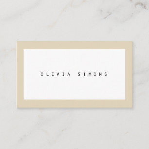 Tarjetas de visita minimalistas