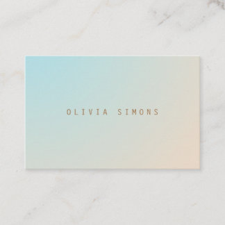 Tarjetas de visita minimalistas