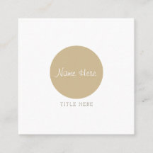 Tarjetas de visita minimalistas hermosas del