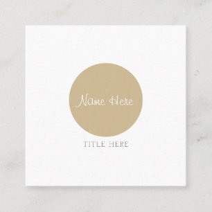 Tarjetas de visita minimalistas hermosas del