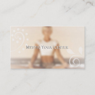Tarjetas de visita místicas de la yoga {alt}