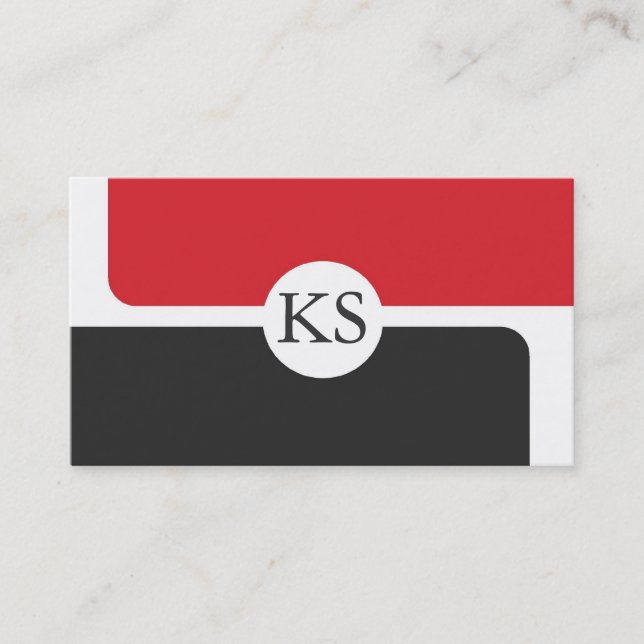 Tarjetas de visita modernas (Anverso)