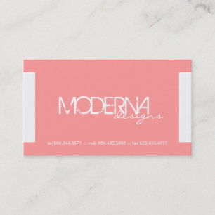 Tarjetas de visita modernas