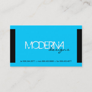 Tarjetas de visita modernas