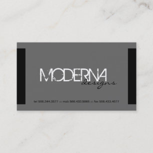 Tarjetas de visita modernas