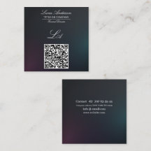 Tarjetas de visita modernas código qr,editable,gra