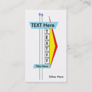 Tarjetas de visita modernas de la carpa de los