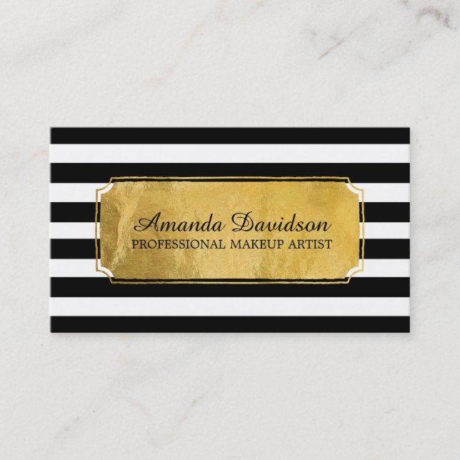 Tarjetas de visita modernas del artista de (Anverso)