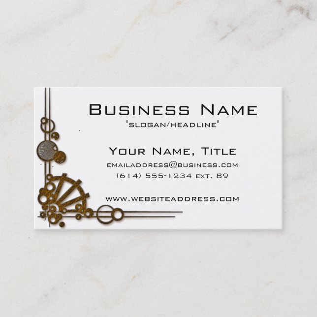 Tarjetas de visita modernas del diseño (MOD) 3 (Anverso)