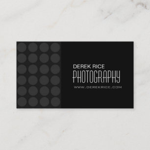 Tarjetas de visita modernas del fotógrafo