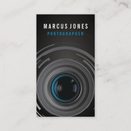 Tarjetas de visita modernas del fotógrafo