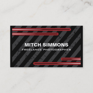 Tarjetas de visita modernas del Grunge