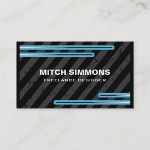 Tarjetas de visita modernas del Grunge